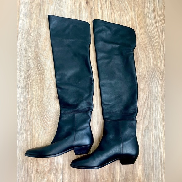 Michael Kors Collection Shelby Runway Over-the-Knee Boots Size 7 / 37.5 - Picture 3 of 6